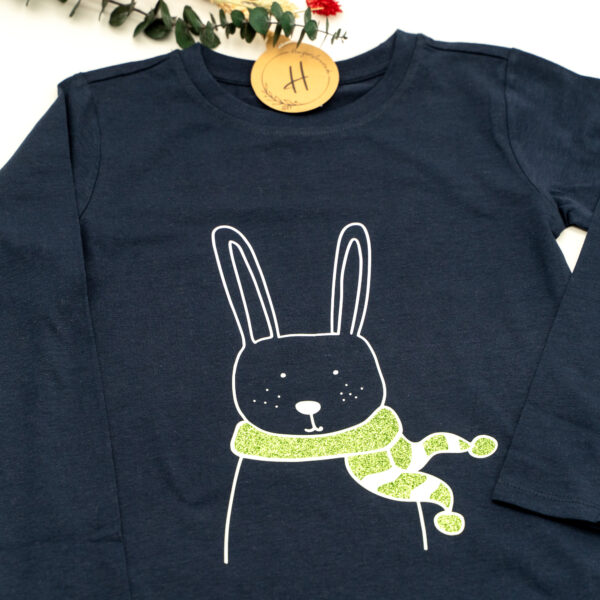 Longsleeve für Kinder "Hase" – Bild 2