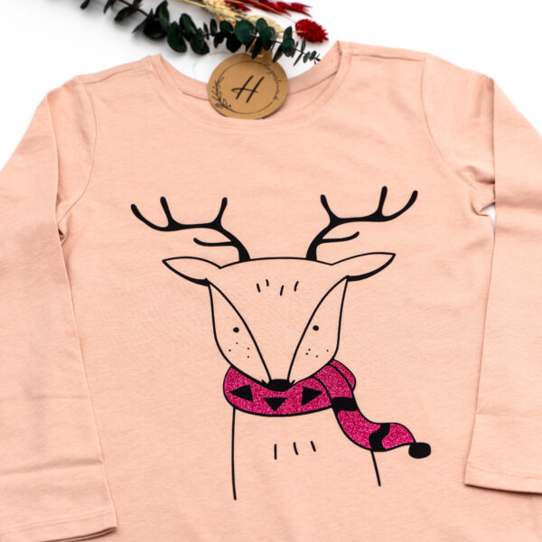 Longsleeve für Kinder "Reh" – Bild 2
