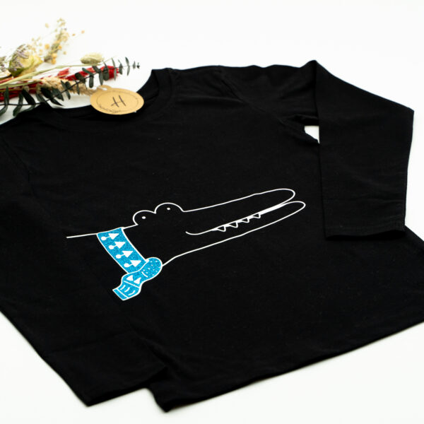 Longsleeve für Kinder "Krokodil"
