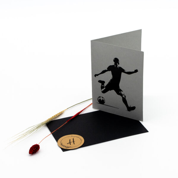 Karte "Fußball Schuss 2"